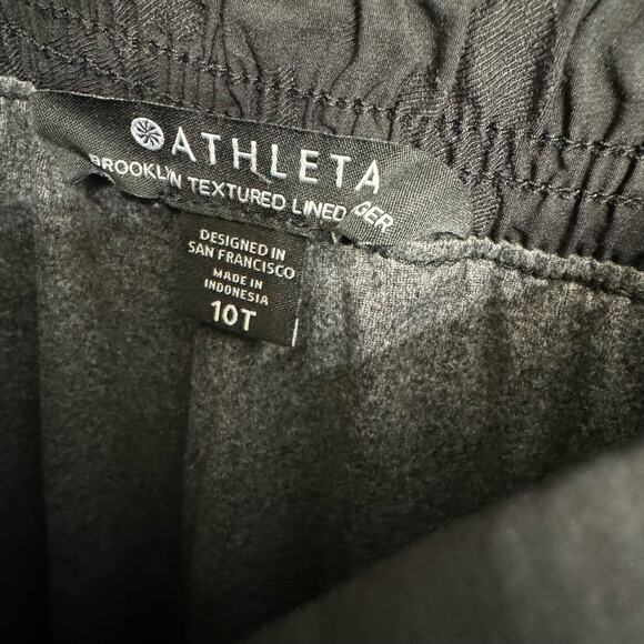 Athleta Brooklyn Textured Lined Jogger Black Camo 10Tall - Picture 10 of 11